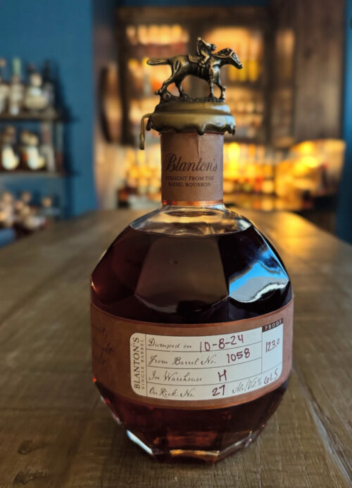 Blantons Straight from the Barrel bourbon